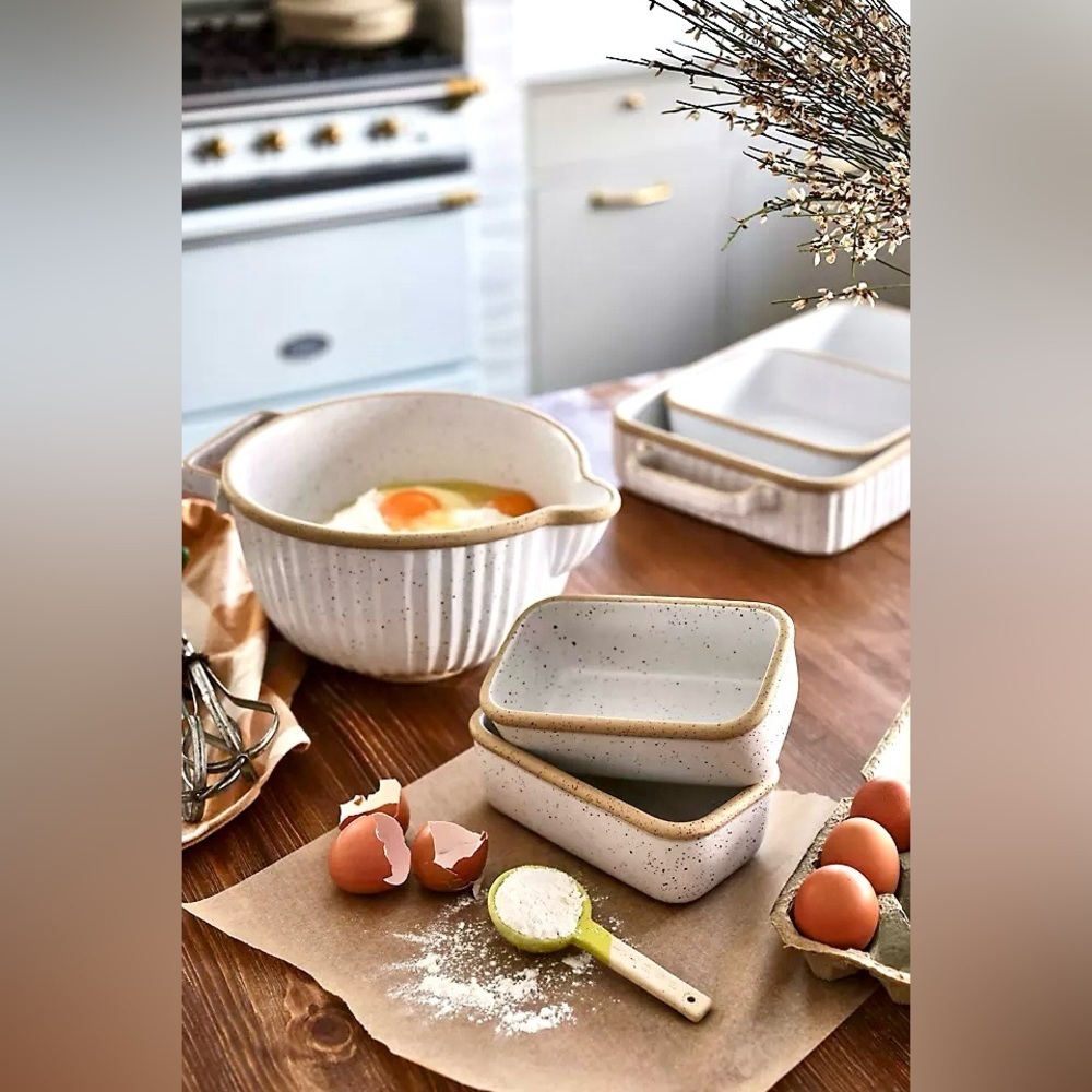 SOLD OUT Anthropologie Heritage Stoneware Baking Dishes Set 4 NWT